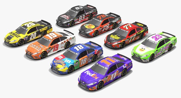 3d Nascar Chevrolet Ss Toyota Camry Model Turbosquid