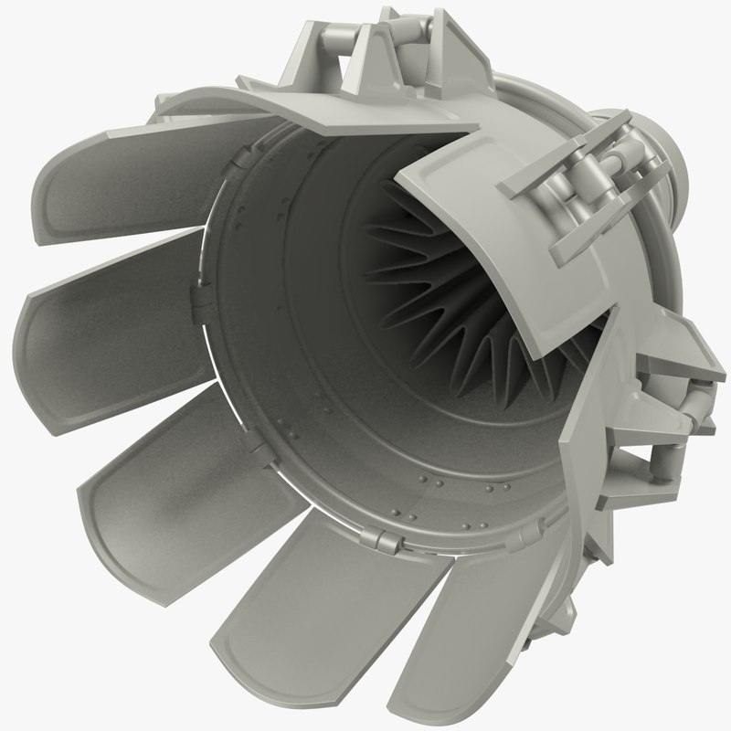 Jet engine 3D model - TurboSquid 1346763