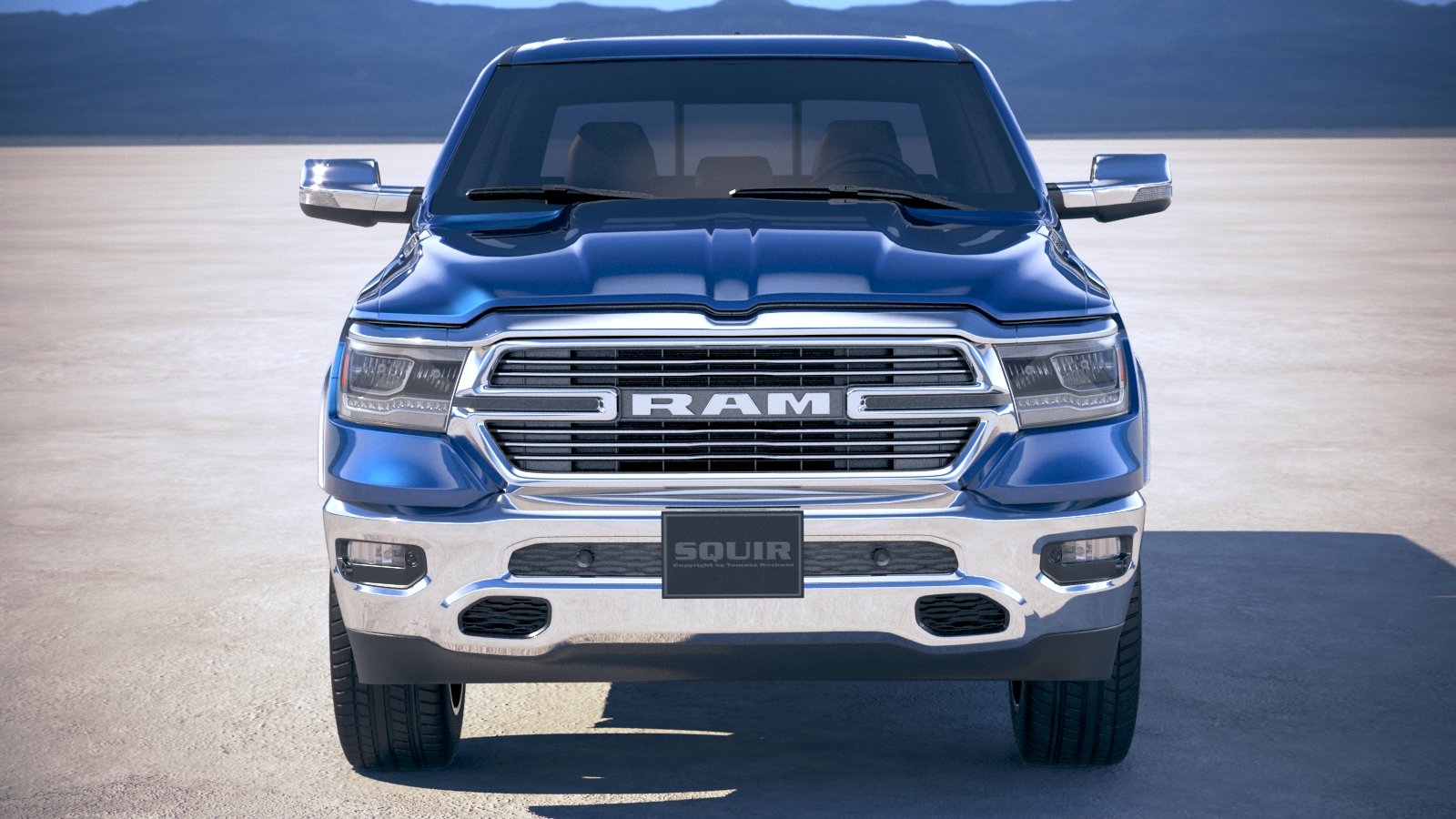 3D dodge ram laramie - TurboSquid 1347095