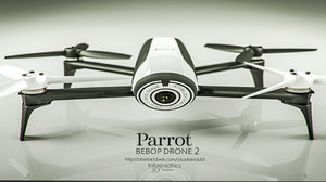 parrot bebop 2 3D model