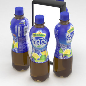 3D bottle ice tea