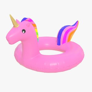 3D float unicorn