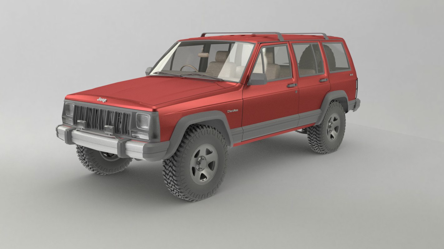 Jeep cherokee xj suv 3D model TurboSquid 1347395