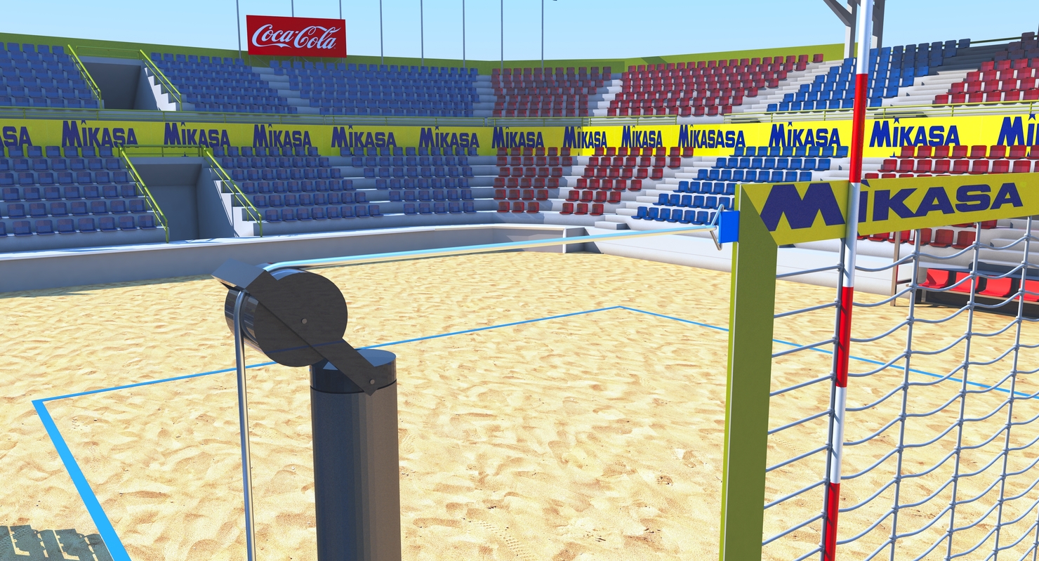 Volleyball volley arena 3D TurboSquid 1347377