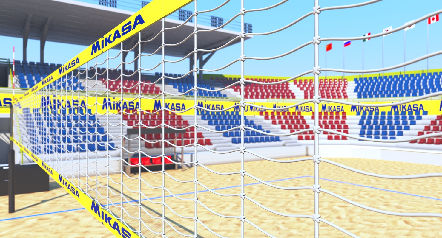 Volleyball volley arena 3D TurboSquid 1347377