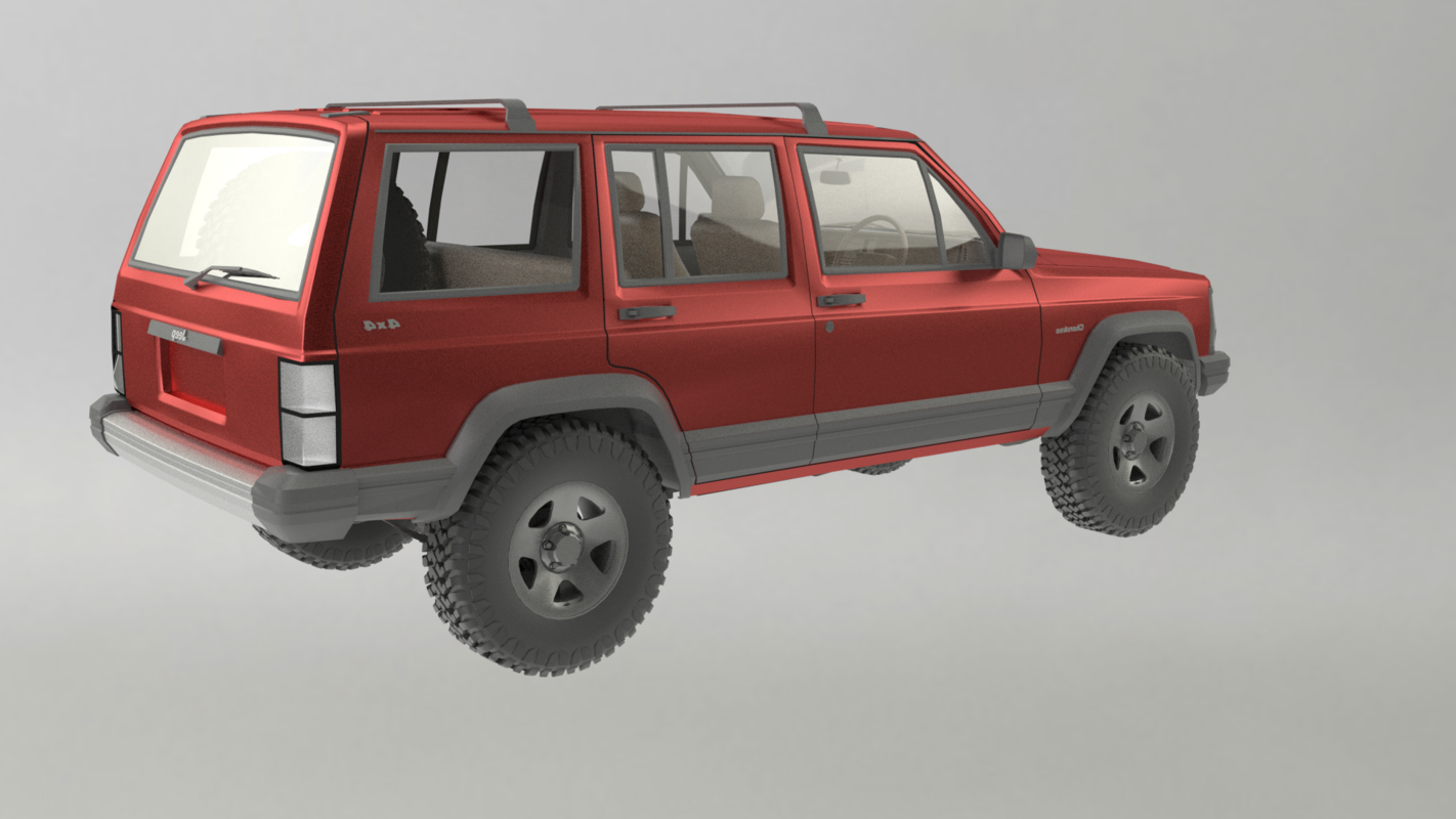 Jeep cherokee xj suv 3D model TurboSquid 1347395