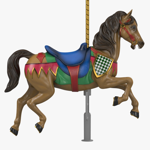 Carousel horse 3D model - TurboSquid 1347528