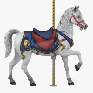 3D carousel horse
