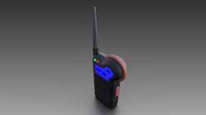 walkie talkie 3D model