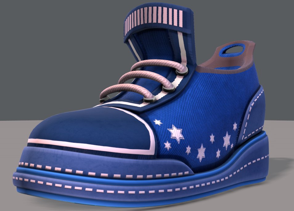 3D model cartoon shoe TurboSquid 1347734
