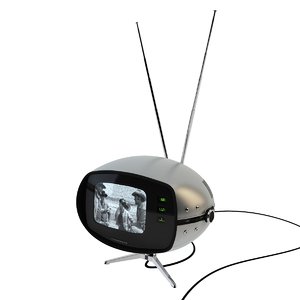 panasonic orbitel tr-005 television 3D model