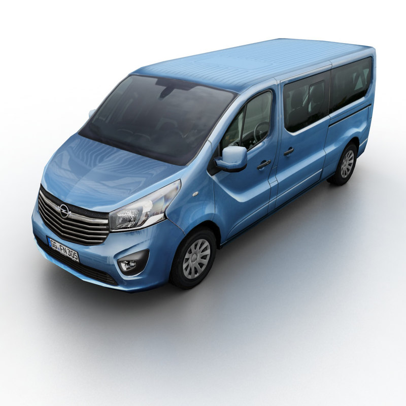 2014 opel vivaro 3d model