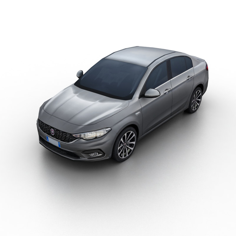 2017 Fiat Tipo Sedan 3d Turbosquid 1222741