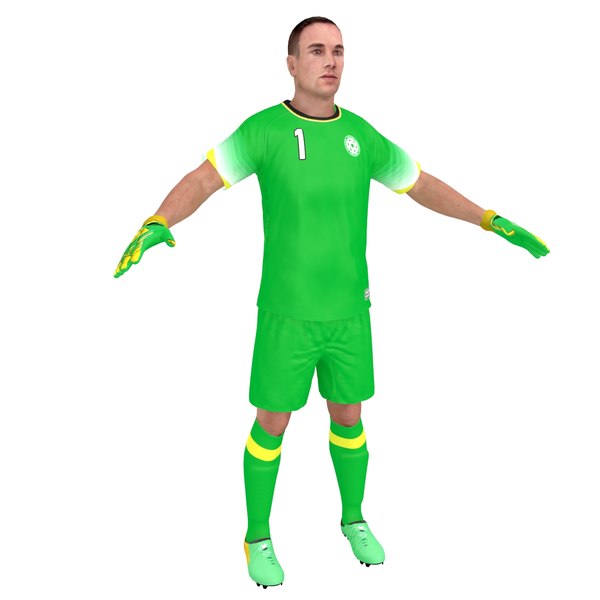 soccer goalkeeper 3D model