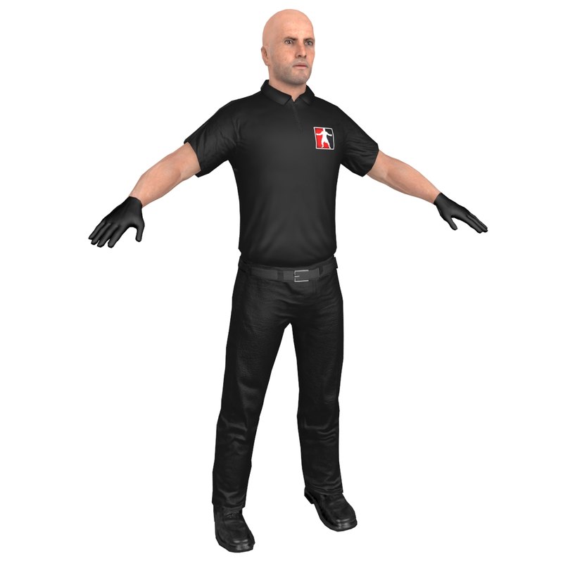 Mma referee 3D model TurboSquid 1348277