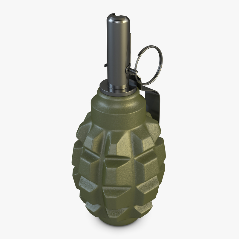 3D grenade f1 - TurboSquid 1348457