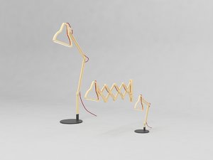 3D model led lamp