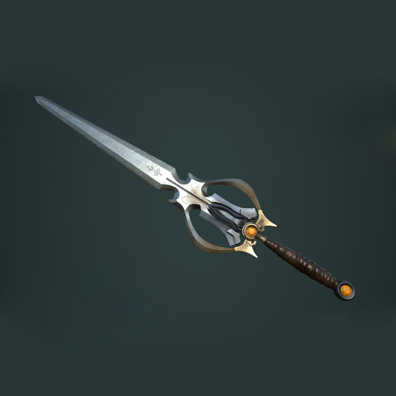 Fantasy sword 3D model - TurboSquid 1347948