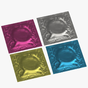 3D model wrapped condoms