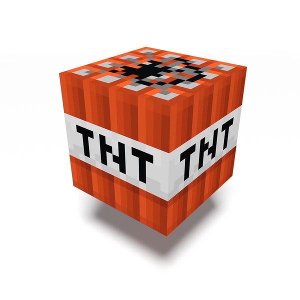 Minecraftのtnt3dモデル Turbosquid