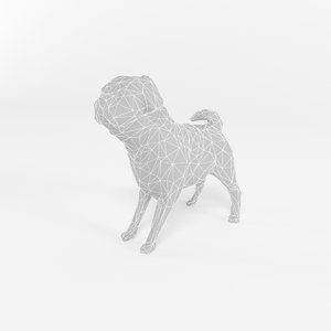 animal dog mammal 3D