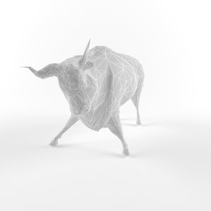bull ready render 3D