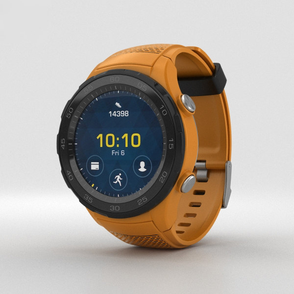 huawei watch 2 orange strap