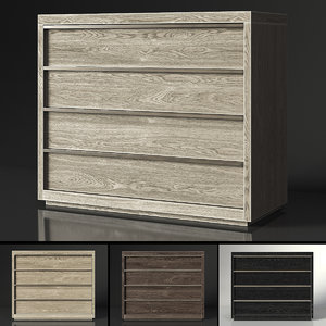 restoration bezier 4-drawer dresser model