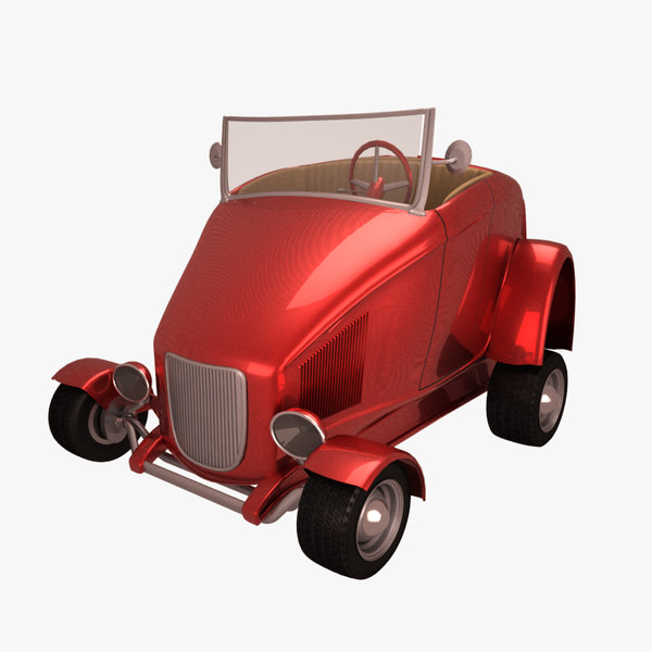 3D cartoon car - TurboSquid 1411477