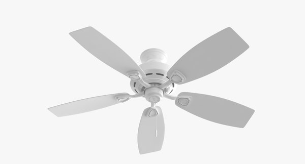 Ceiling Fan Sea Wind Model Turbosquid, Quietest Ceiling Fans 2018
