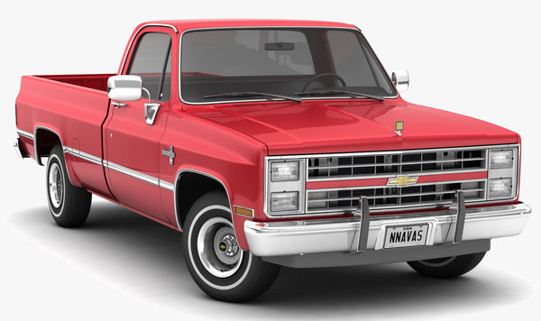 3d Chevrolet C10 Silverado 1985 Turbosquid