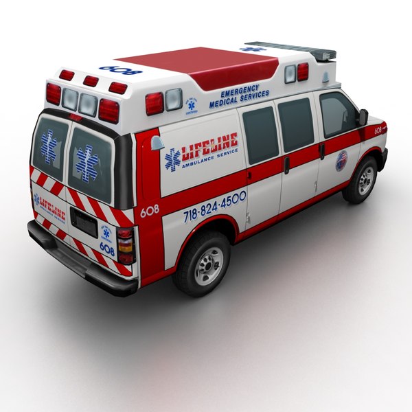 Generic ambulance 3D model - TurboSquid 1349304