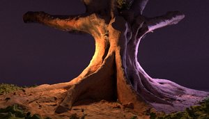 3D tree trunk 20