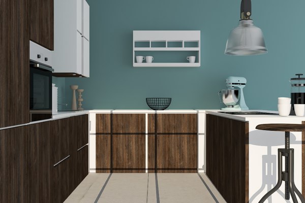 kitchen industrial 3D model