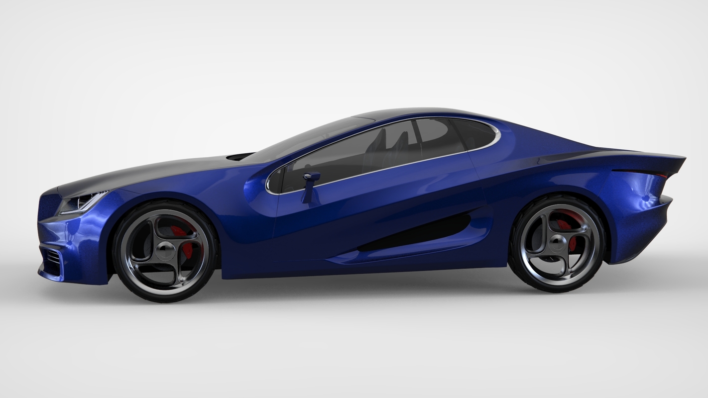 Concept design car 3D model - TurboSquid 1349470