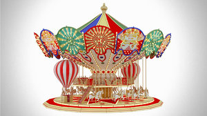 3D model carousel