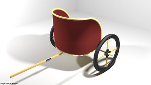chariot egyptian 3D model