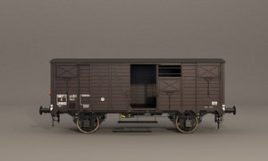 wagon sncf ocem 29 3D