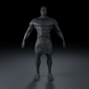 man character 3D model