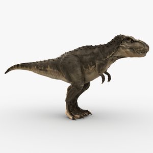 tyrannosaurus rex rigged trex 3d ma