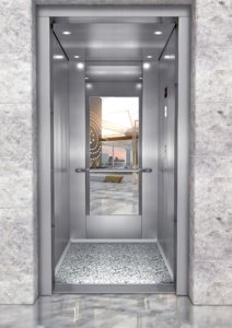 3D elevator interior