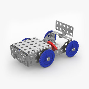 3D car constructor metal model