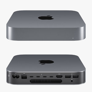 apple mac mini 2018 3D model