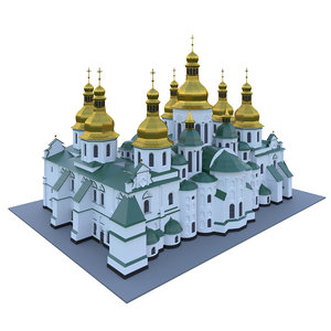 sophia kyivska 3D model
