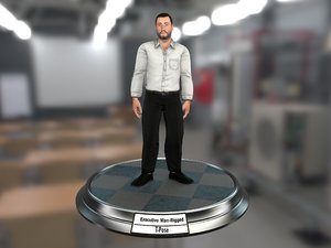 3D executive man