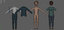 cartoon man rigged character 3D model