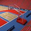 basketball pack balls arena 3D