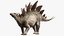 realistic stegosaurus 3D