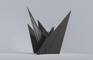 abstract sculpture calder 3D model