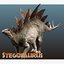 realistic stegosaurus 3D
